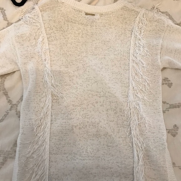 MICHAEL Michael Kors Short Sleeve Fringe Top - Picture 3 of 4